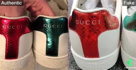 fake gucci trainers vs real|knock off gucci tennis shoes.